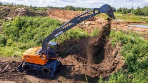 UMG E200W: Новый колесный экскаватор для эффективной работы в городе